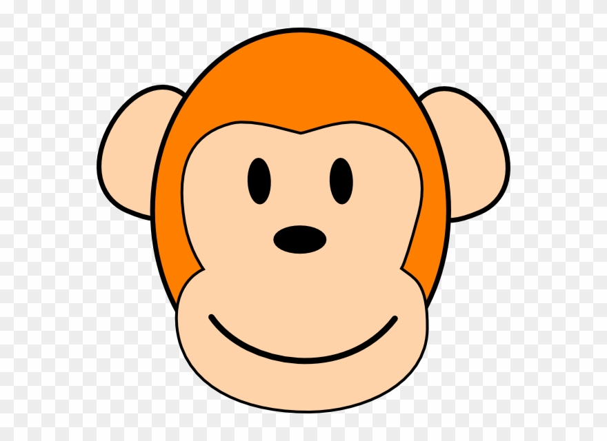 Orange Monkey Clip Art At Clkercom Vector Online Royalty
