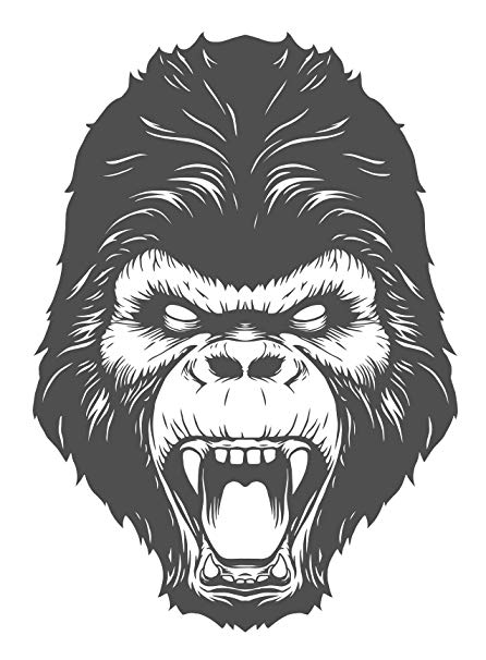 Roar Clipart gorilla