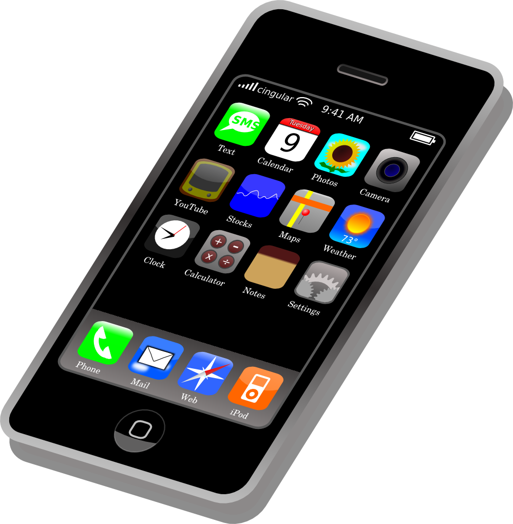 app clipart smartphone