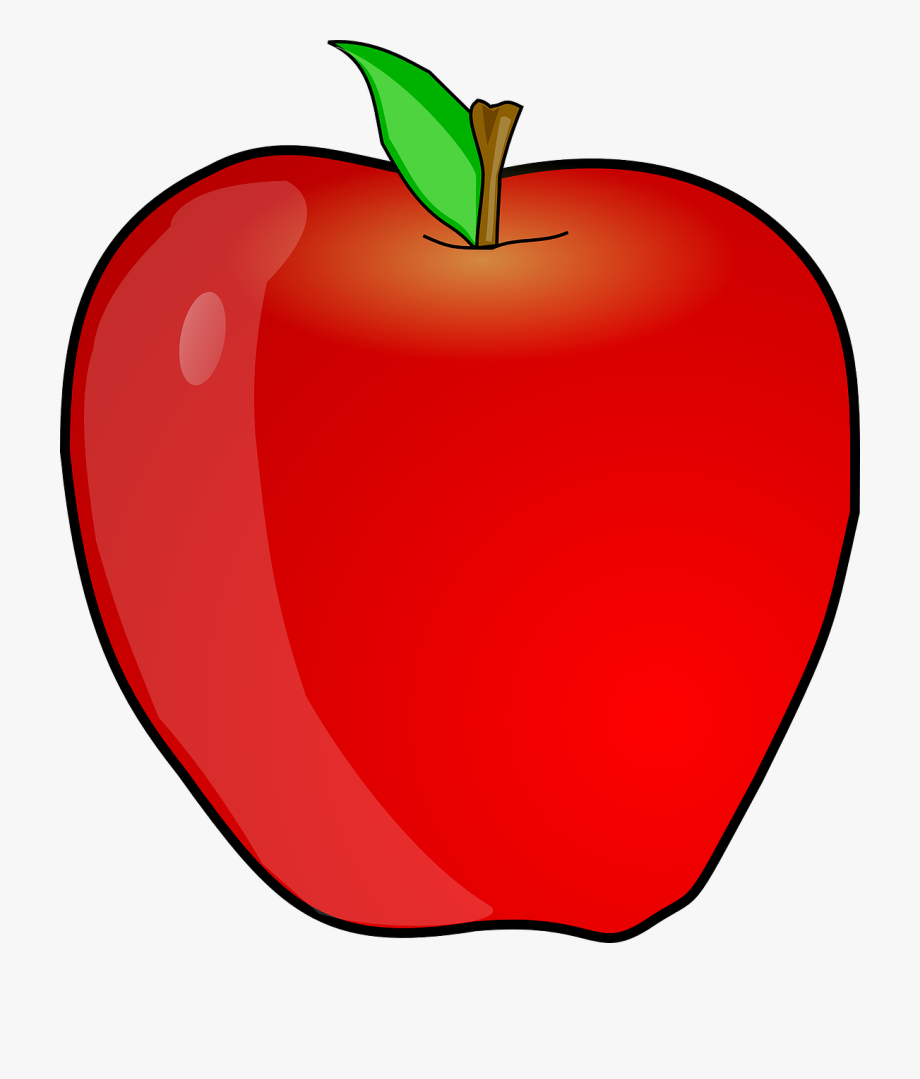 Teacher apple clipart.