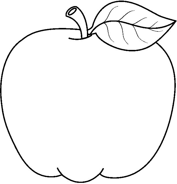 Leaf,Line art,Plant,Fruit,Apple,Coloring book,Clip art,Tree