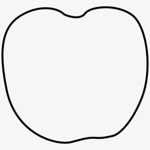 Apple clipart template.