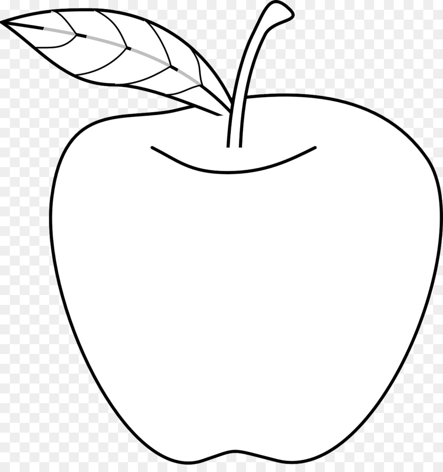 Free apple outline.