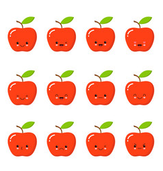 Cute Apple Clipart Vector Images