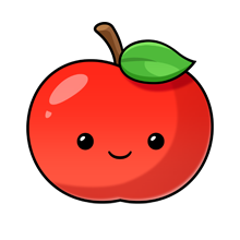Kawaii apple clipart images gallery for free download