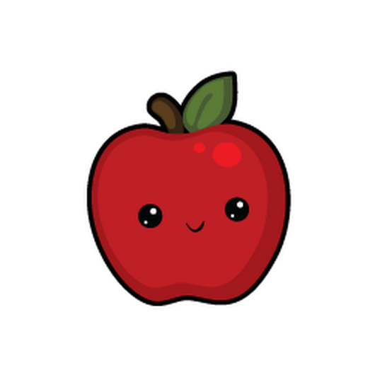 Kawaii apple clipart images gallery for free download