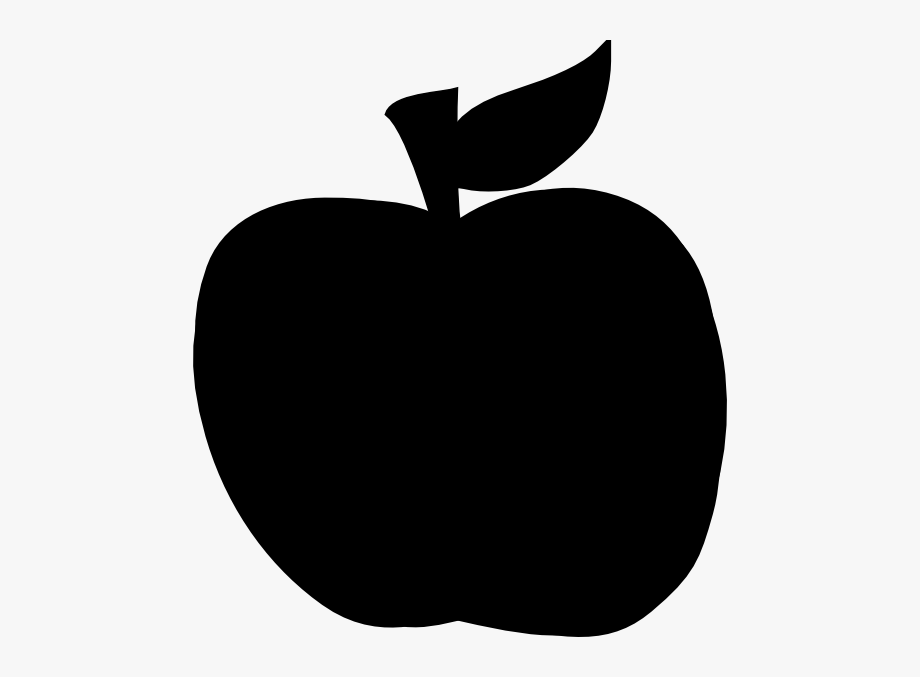 Apple svg silhouette.