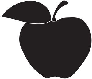 Silhouette images apple
