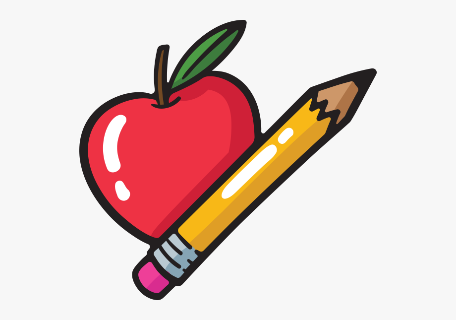 Transparent Background Teachers Apple Clip Art