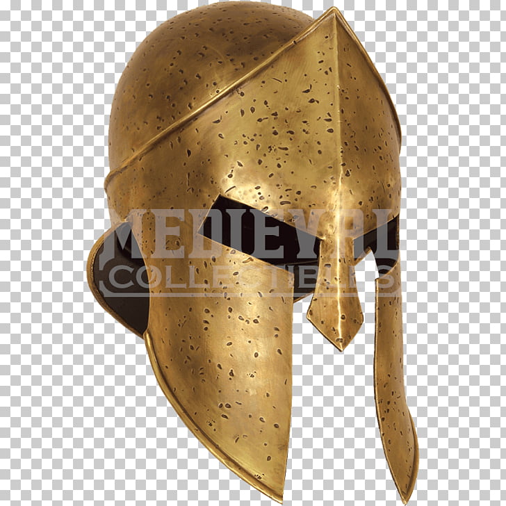 Spartan army Corinthian helmet Replica, Helmet PNG clipart