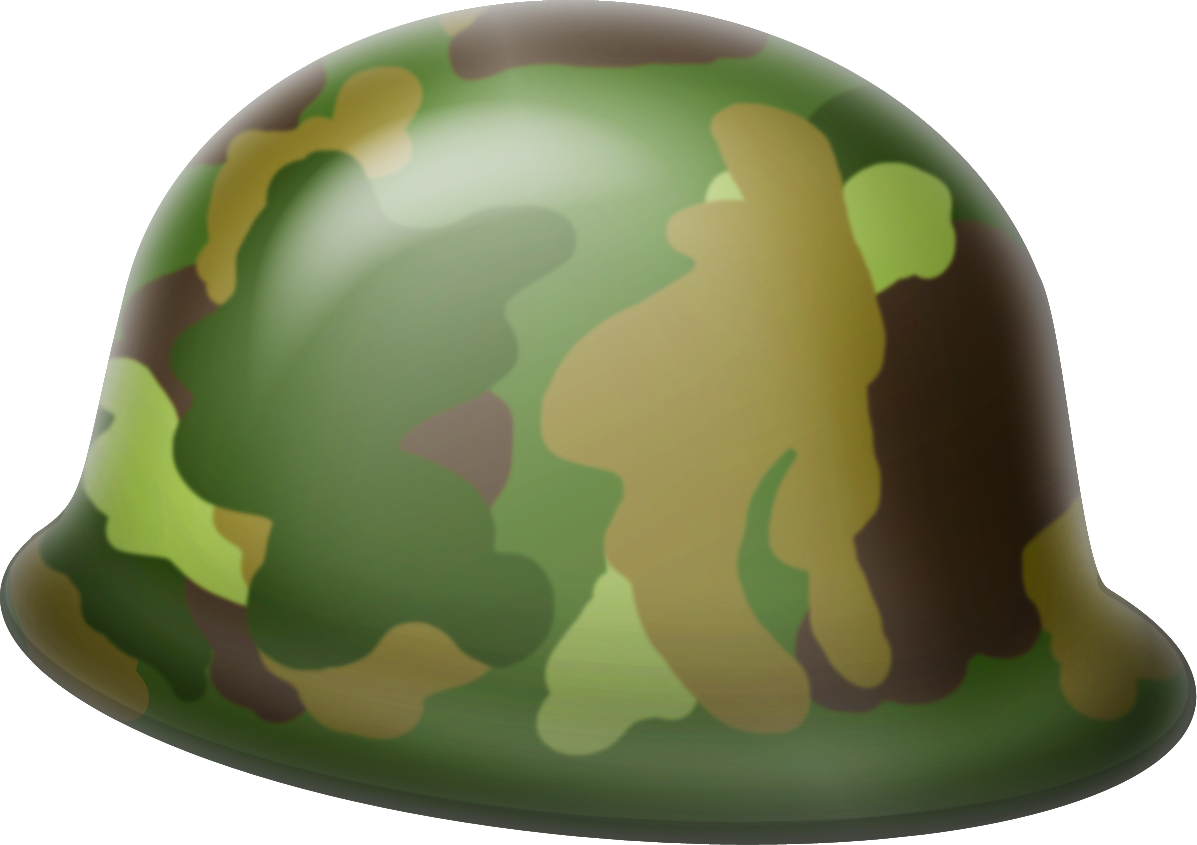 Helmet cartoon military.