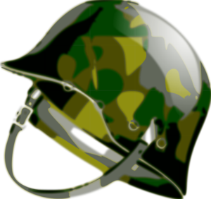 Free military helmet.