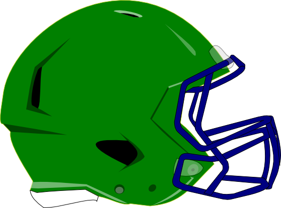 Football helmet drawing.
