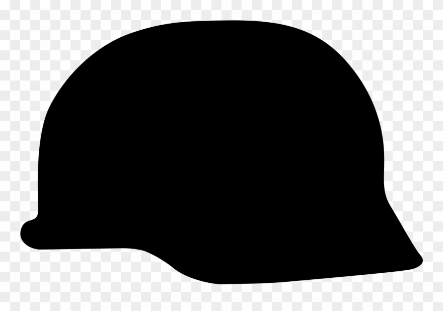 army helmet clipart silhouette