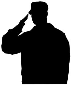 Soldier Saluting Cliparts