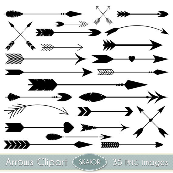 Arrows clipart vector.