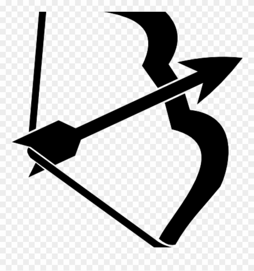 Bow And Arrow Clipart Black Clip Art At Clker Vector