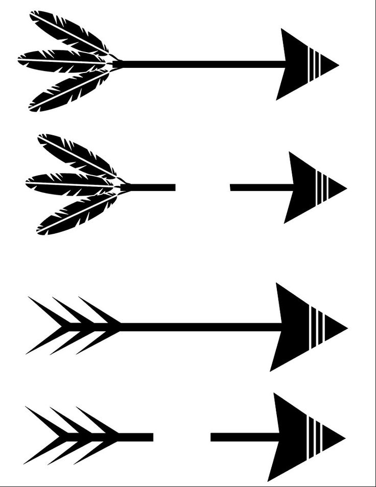 Rustic Arrow Cliparts