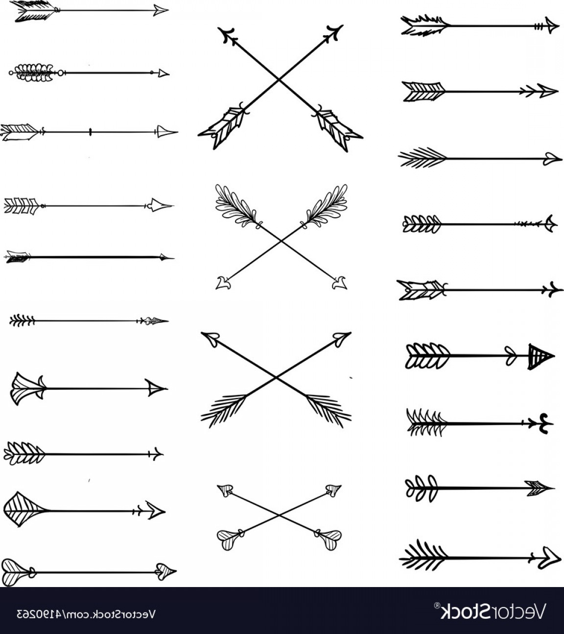 arrow clipart free aztec
