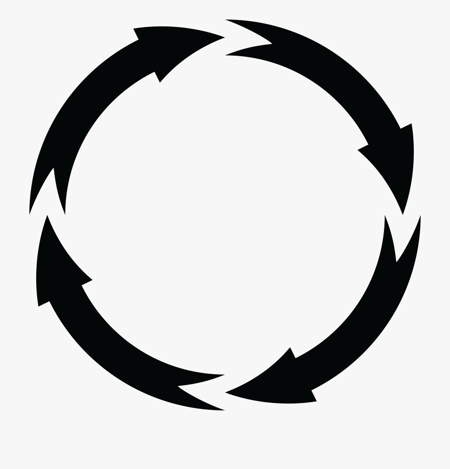 arrow clipart free circle