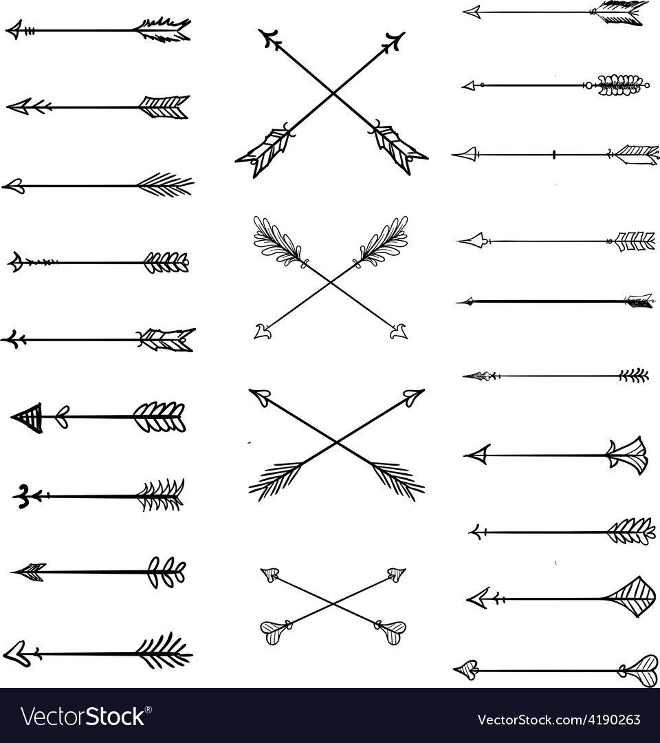 Arrow clipart white background aztec arrows