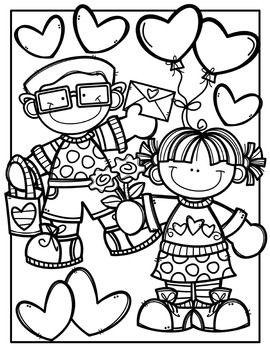 FREE Valentine Coloring Pages