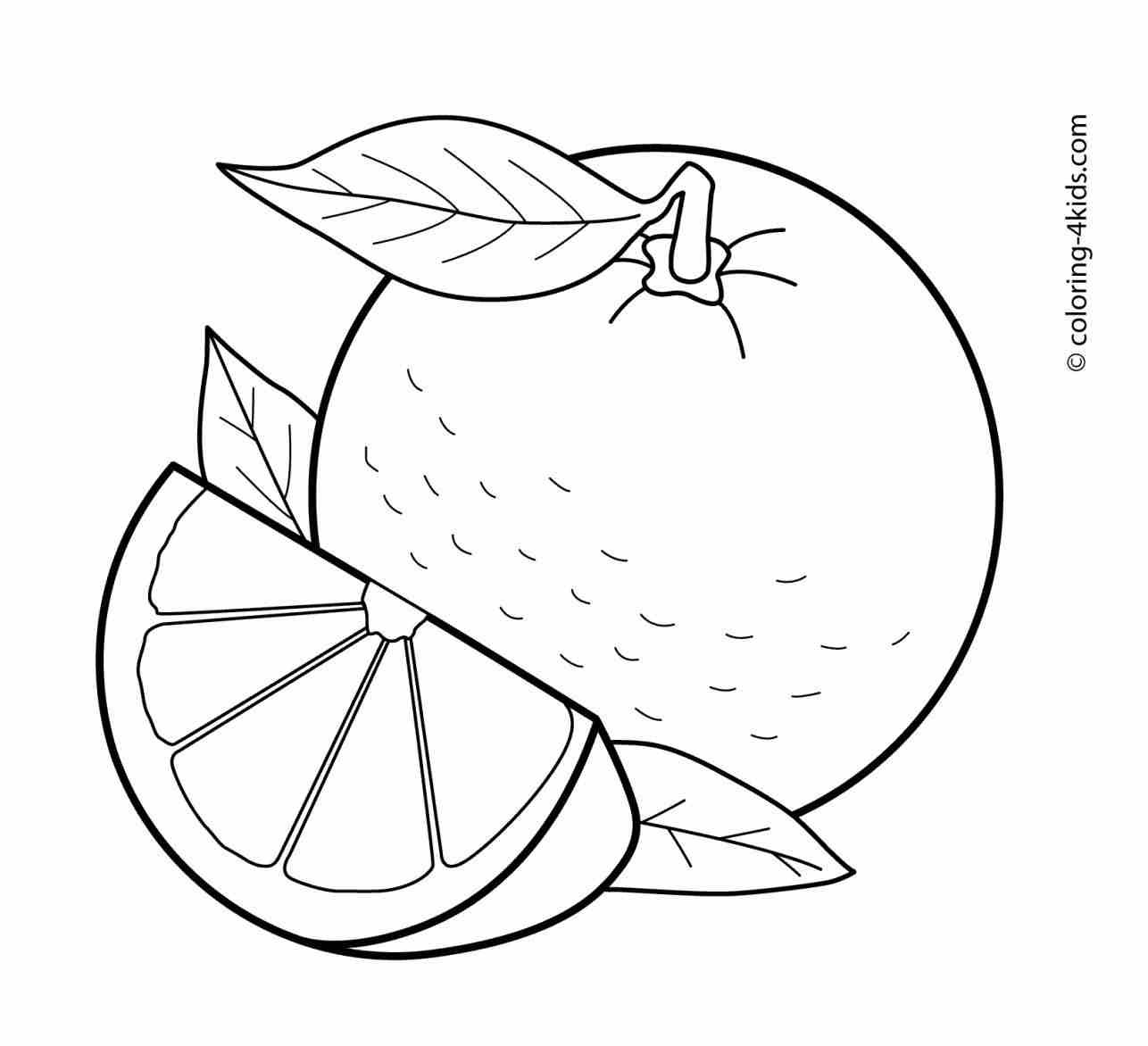Orange clipart black and white clipart images gallery for