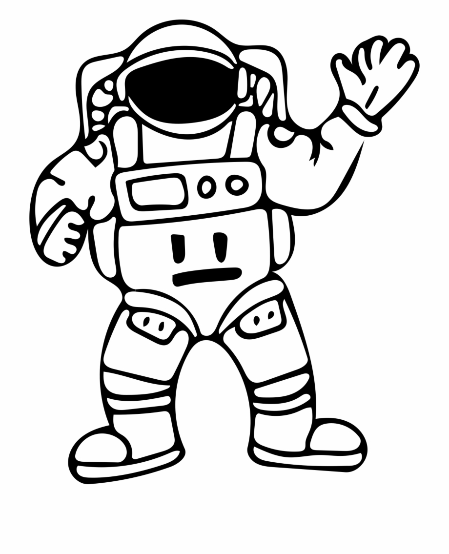 Astronaut clipart black and white cute pictures on Cliparts Pub 2020! 🔝