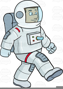 Animated astronaut clipart.
