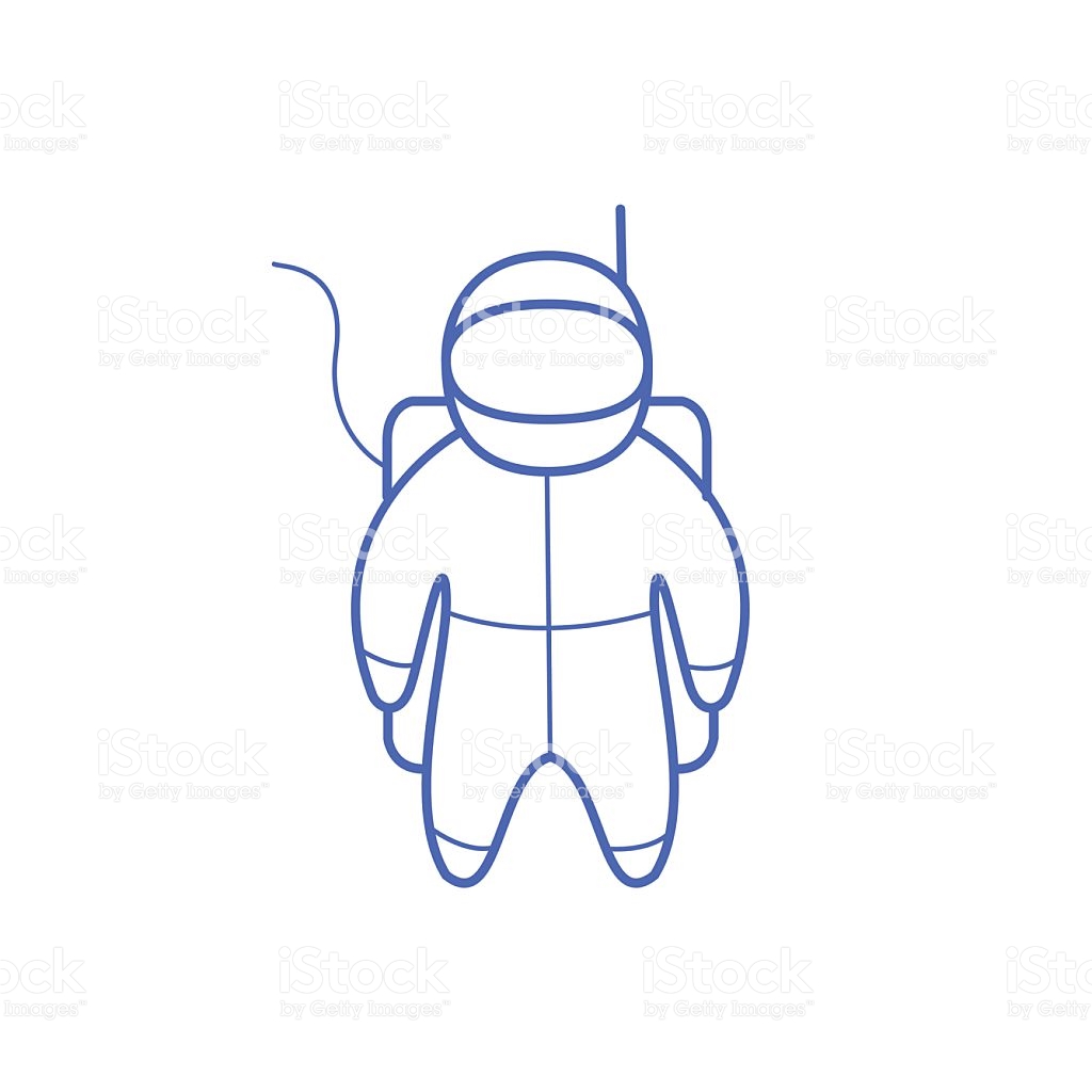 Astronaut clipart easy, Astronaut easy Transparent FREE for