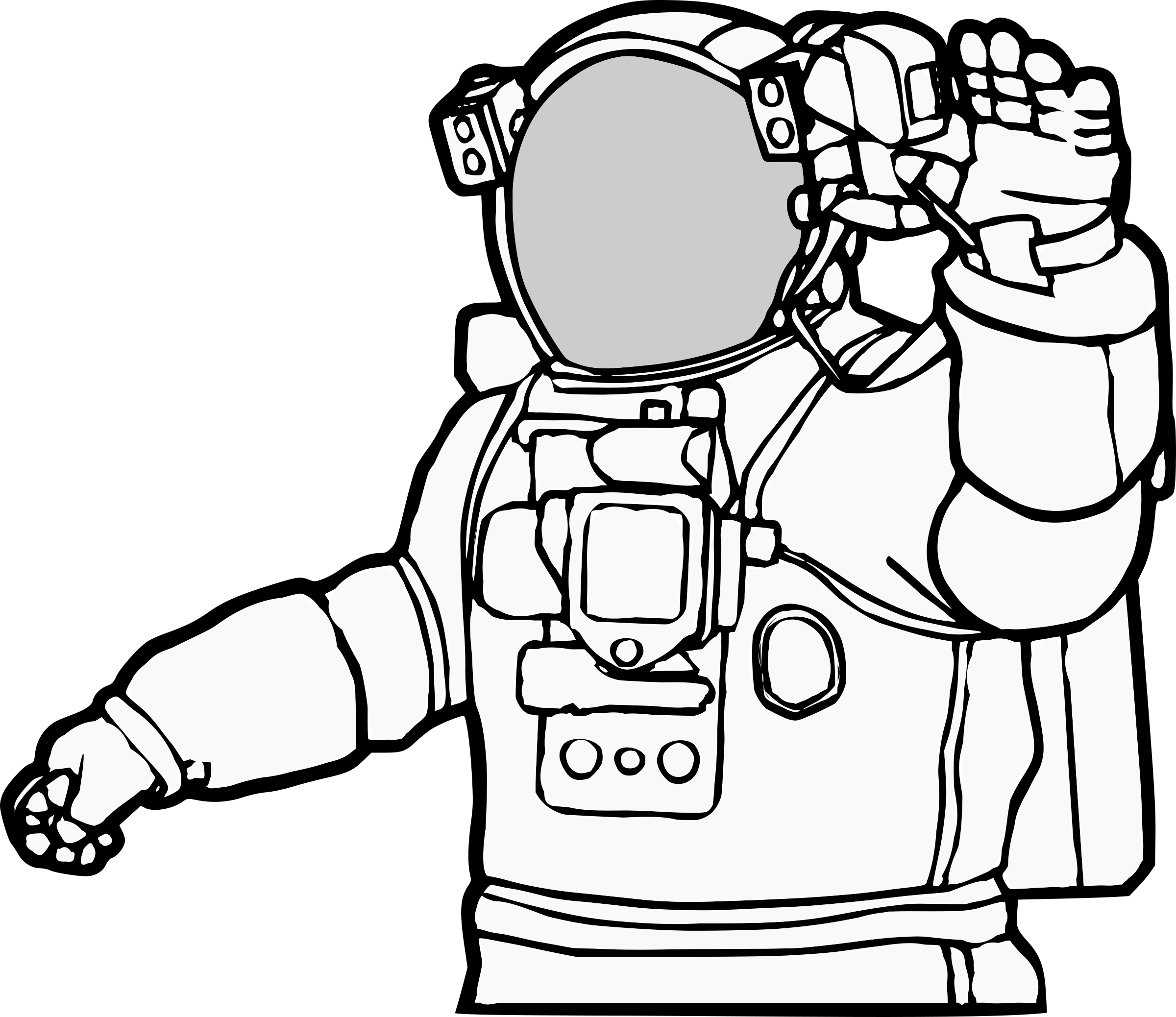 Astronaut realistic astronaut.
