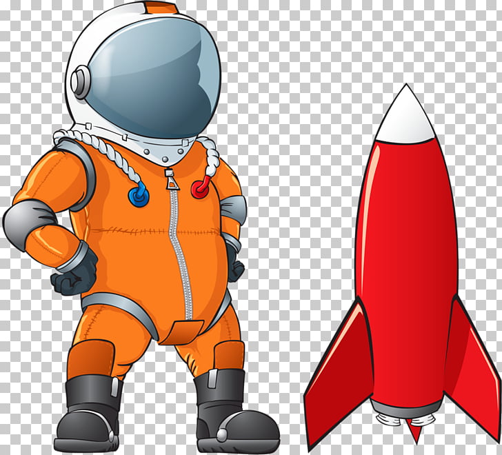 Astronaut Space , Astronauts and rocket PNG clipart