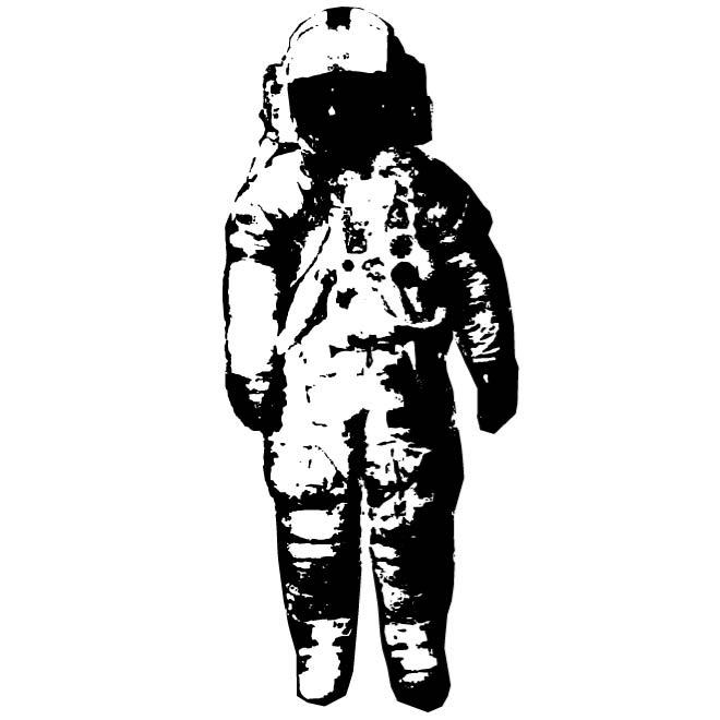 Astronaut vector clip.