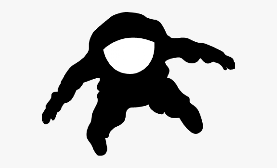 Astronaut clipart silhouette.