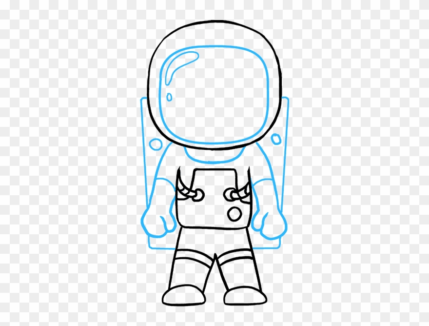 Astronaut Clipart Easy Draw