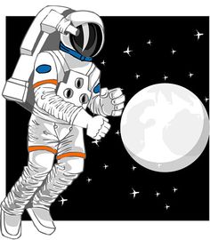 Astronaut clipart outer.