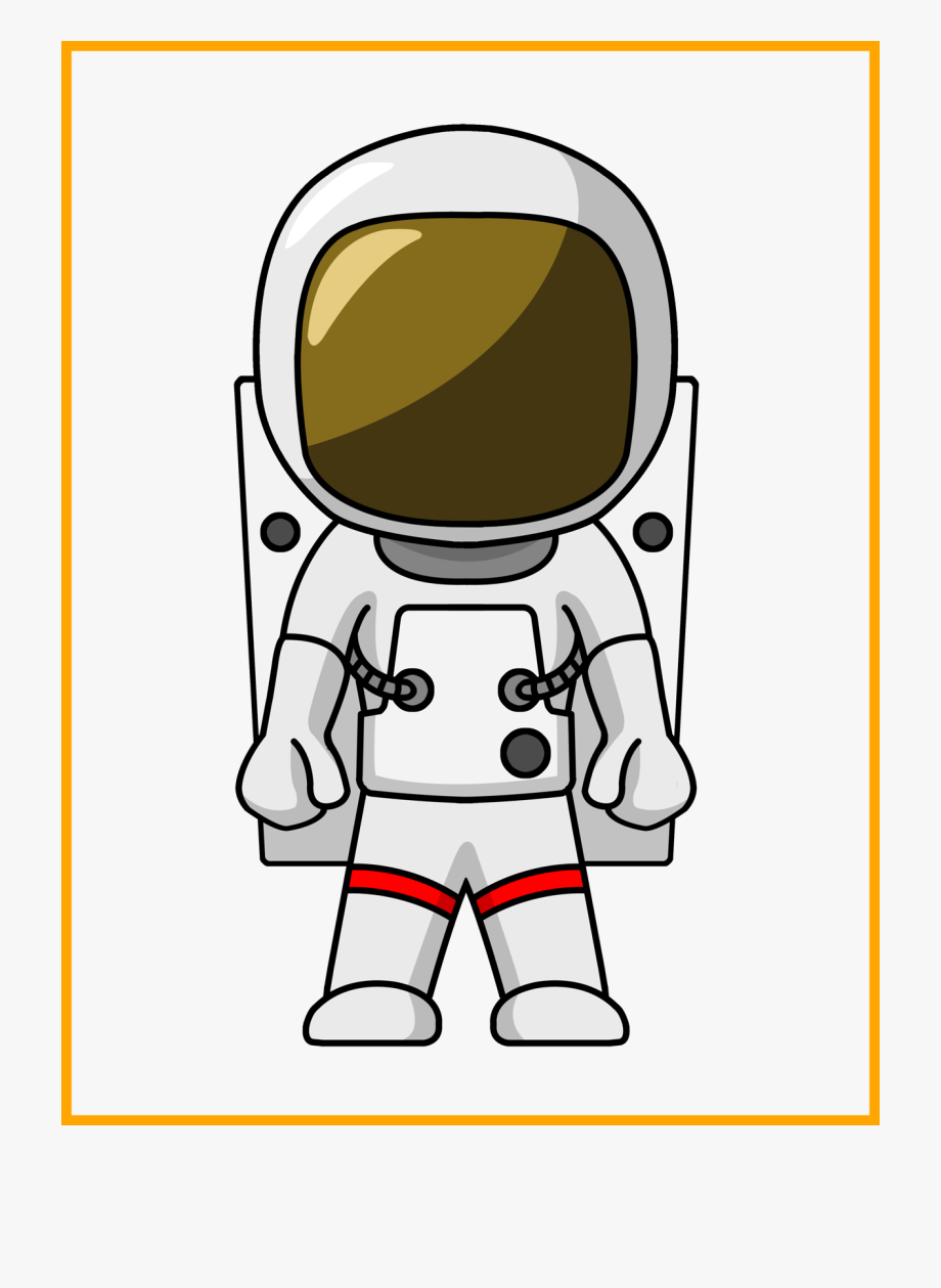 Appealing astronaut coloring.