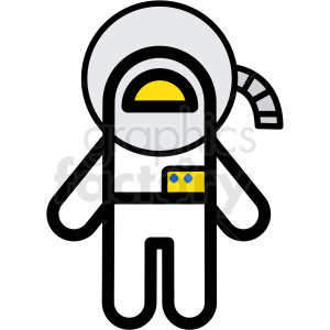 Astronaut vector icon.