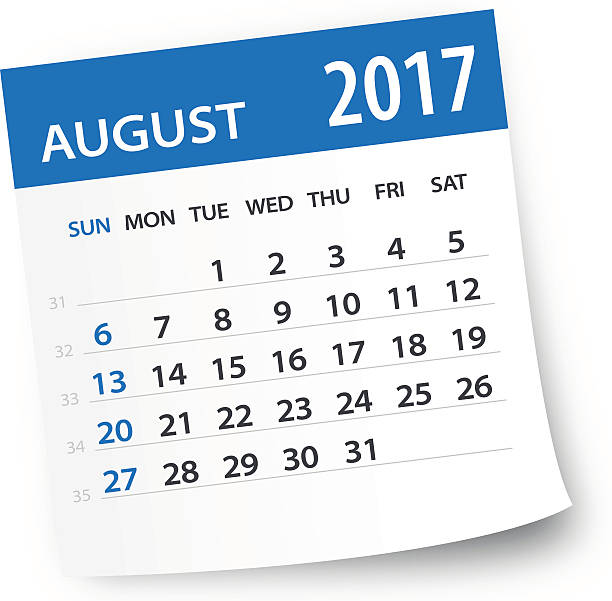 2017 august calendar.
