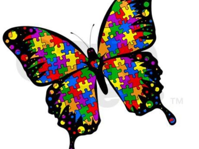 Butterfly clipart autism.