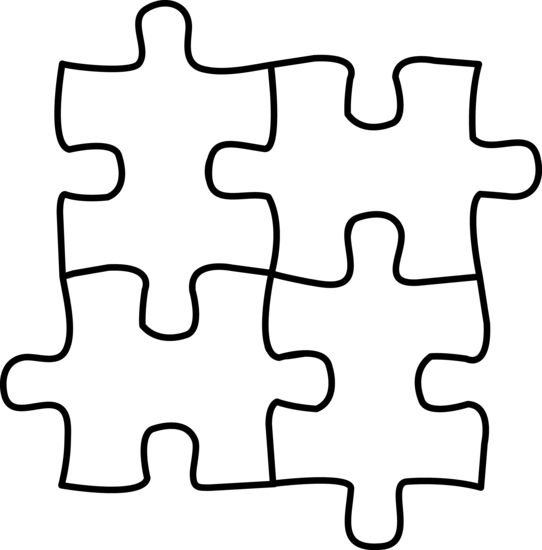 Autism puzzle piece outline clipart images gallery for free