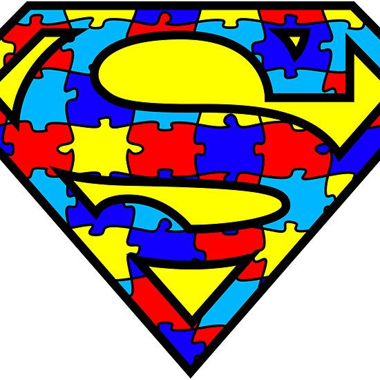 autism clipart superhero