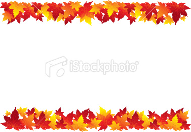 Autumn Border Clipart