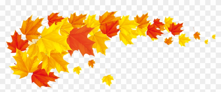 Autumn Leaf Color Banner Clip Art