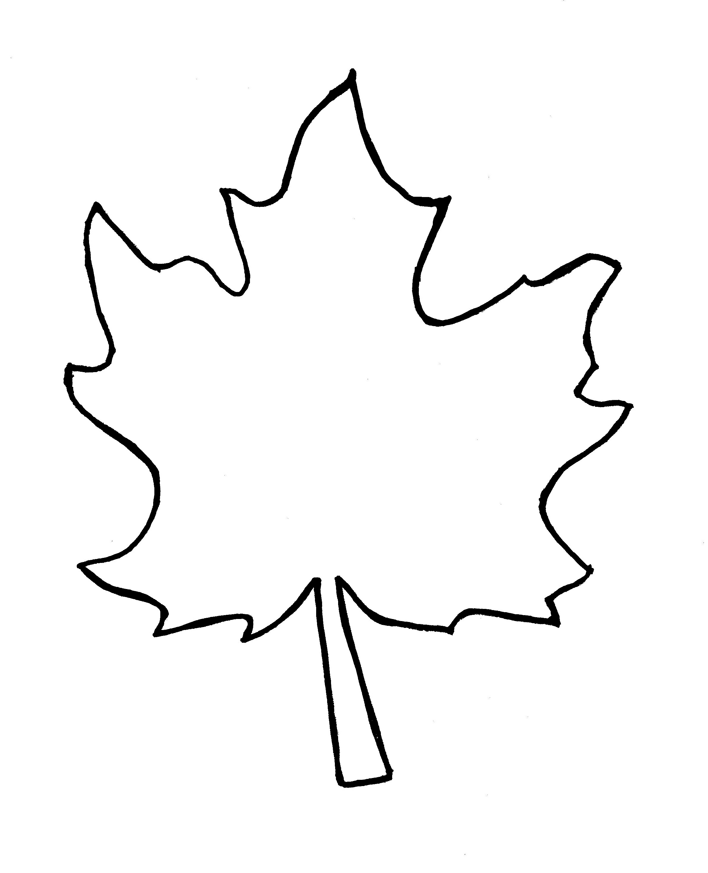 Free Autumn Leaf Outline, Download Free Clip Art, Free Clip