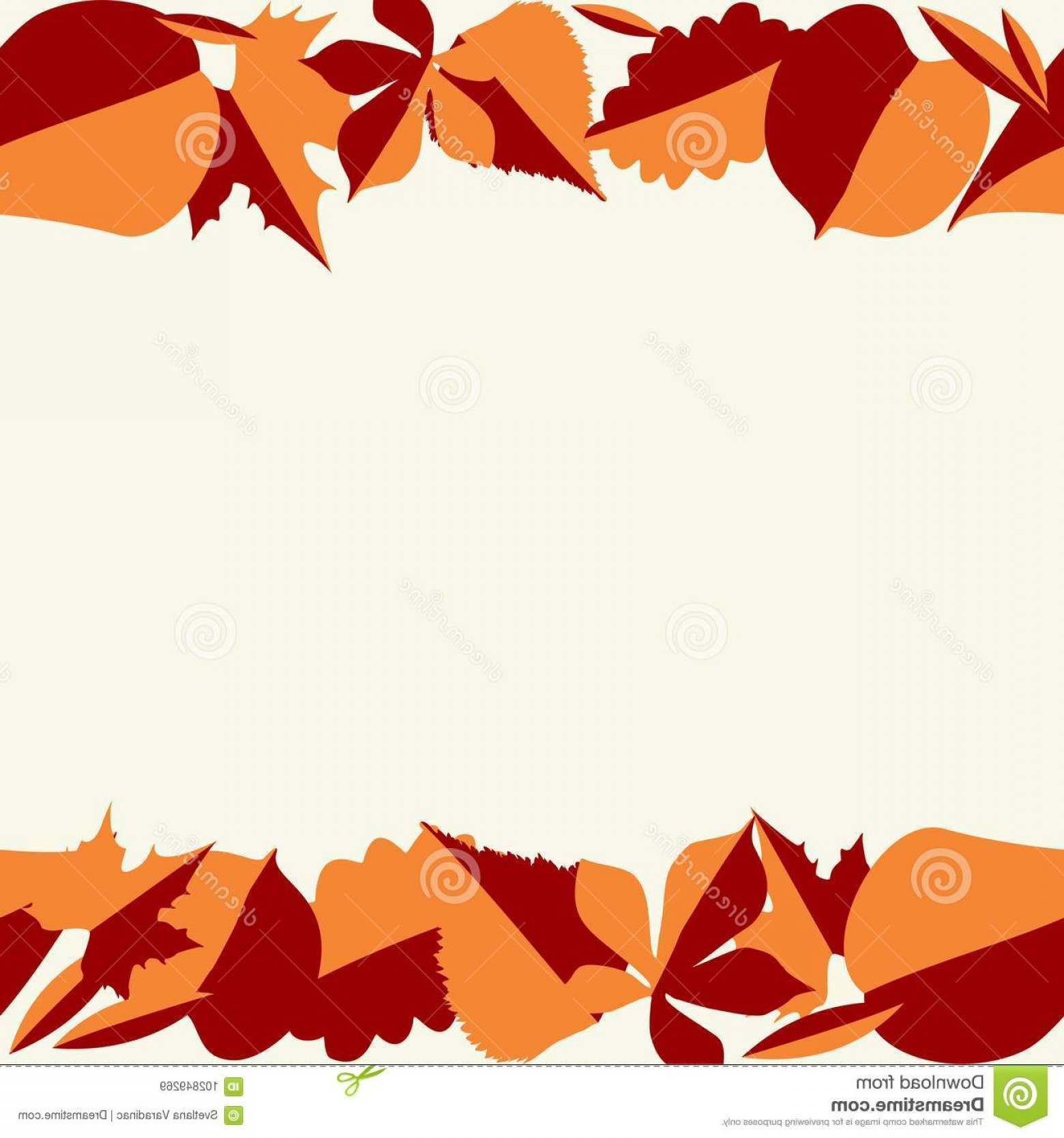 Autumn Background Leaves Vector Seamless Background Vector