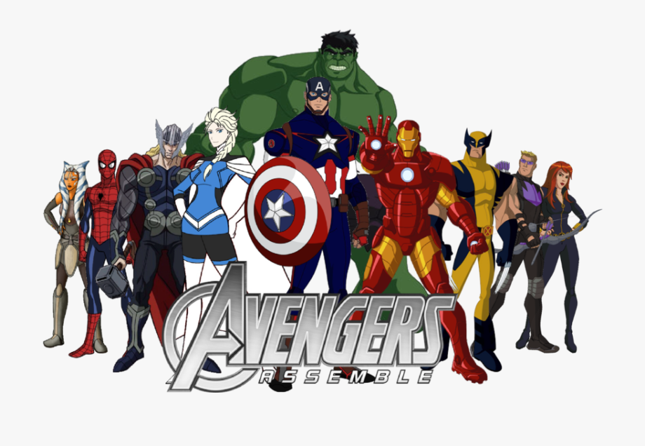 America Hulk Thor Avangers Black Captain Avengers Clipart