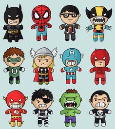Baby Avengers Clip Art Set Avengers Heroes Clipart