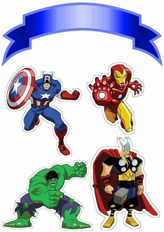 Avengers free printable.