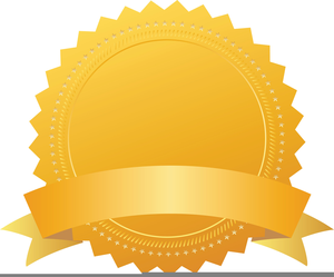 Award Certificate Seals Clipart
